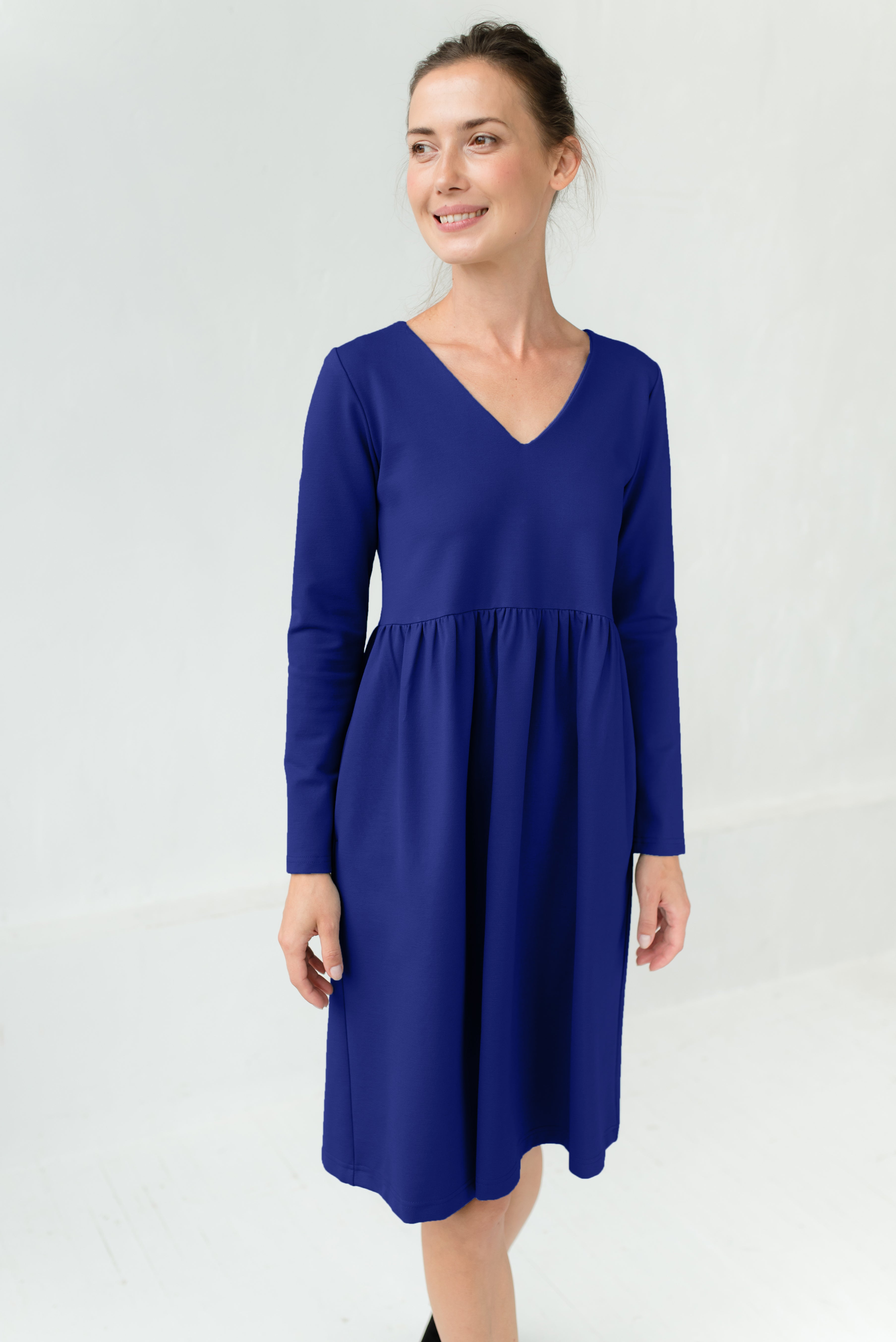 SUNSHINE — Italian Punto Milano Knit Dress