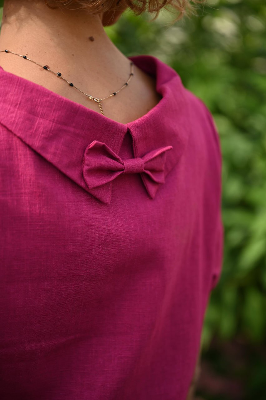 For This Chapter: Linen Dress Story Cerise#Color_Cerise