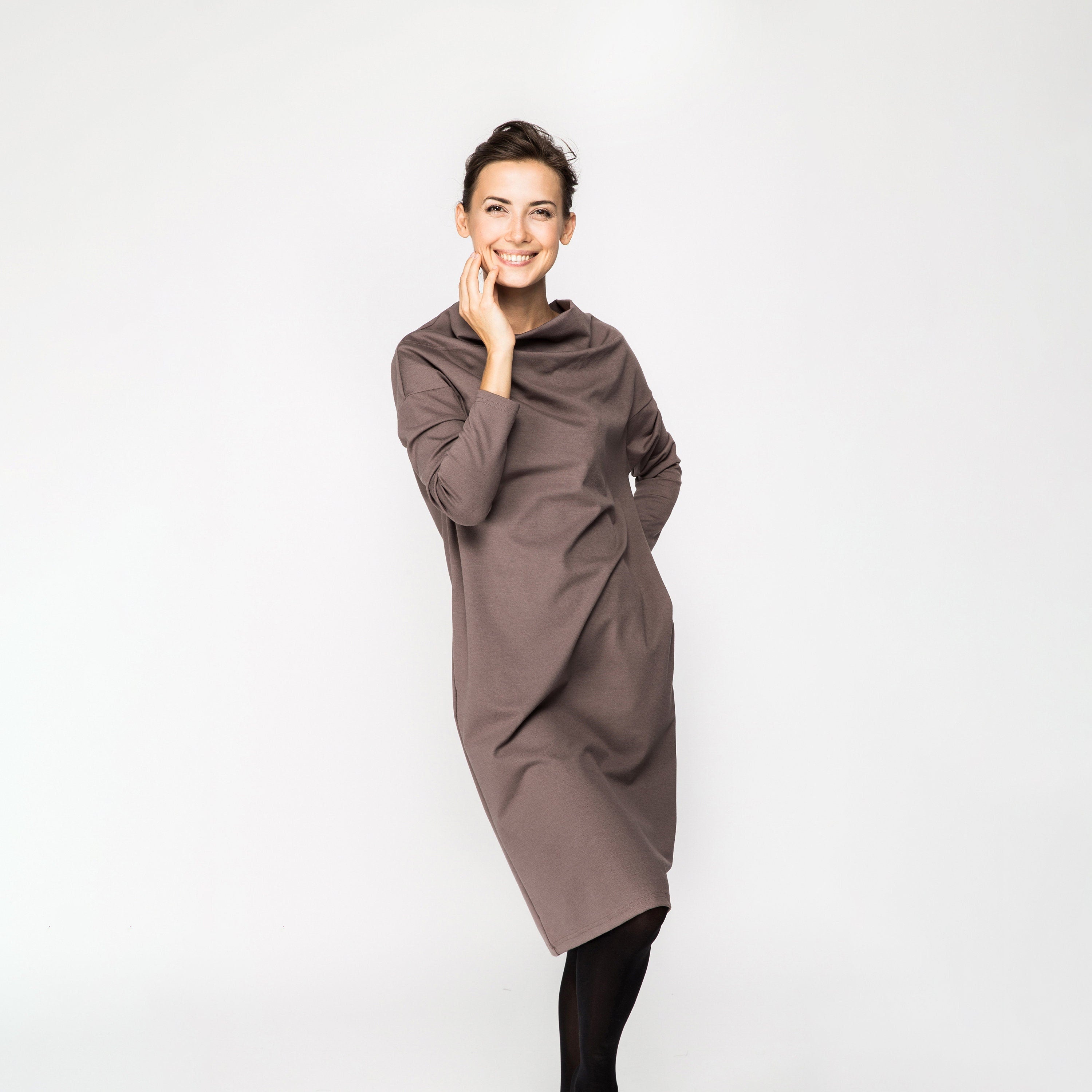 TUBE — Italian Punto Milano Knit Midi Dress
